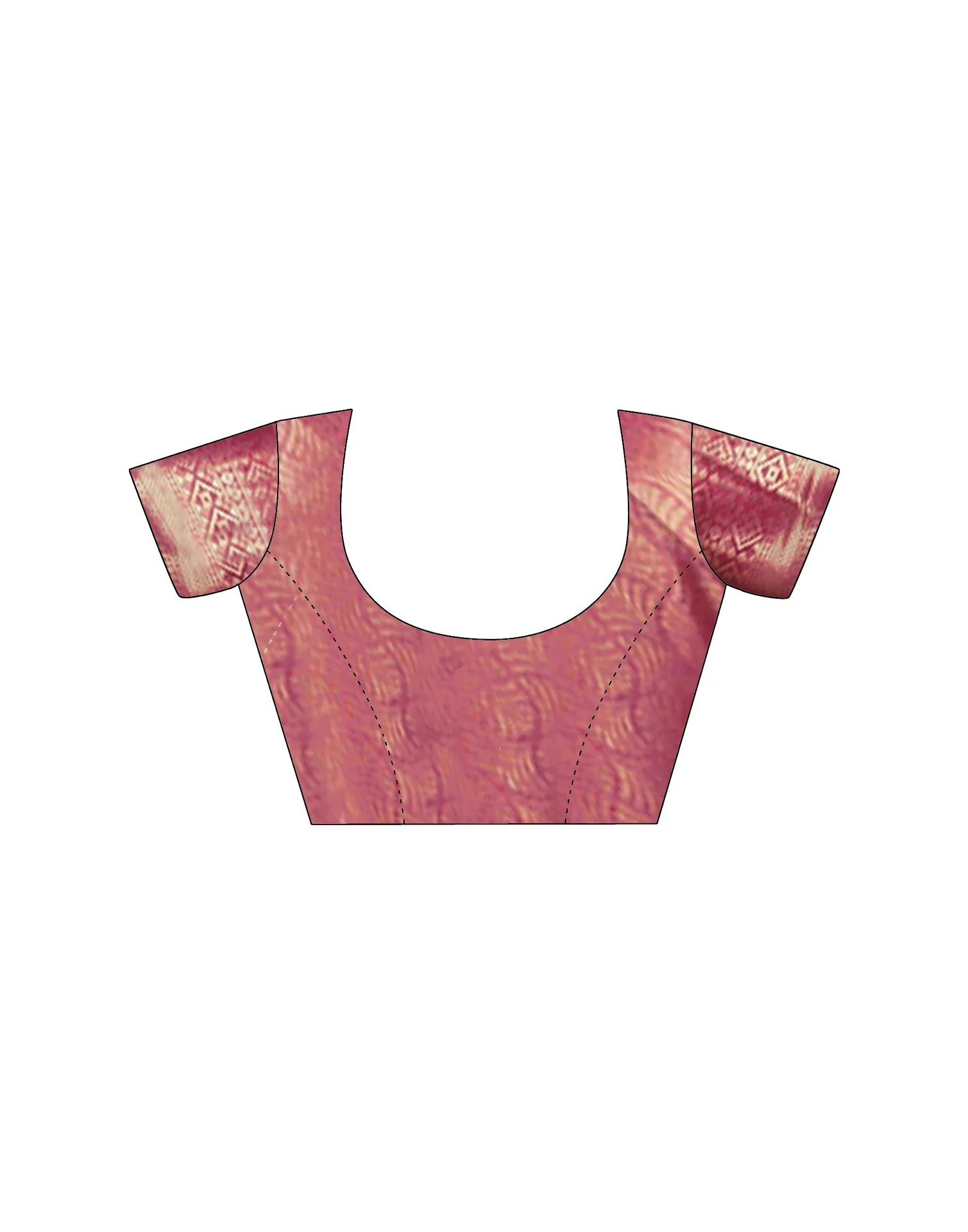 Beige Silk Woven Banarasi Saree - Image 8