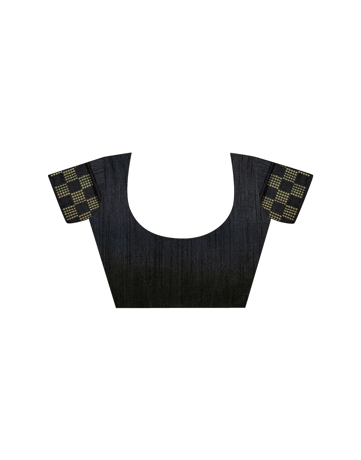 Black Georgette printed Saree - Image 12