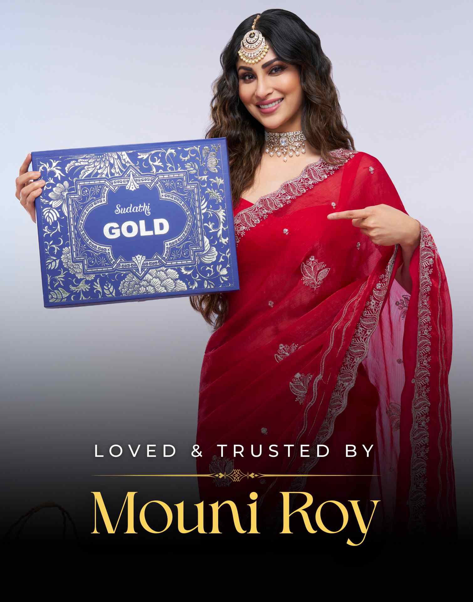 Blue Tussar Silk Printed Kalamkari Saree - Image 3