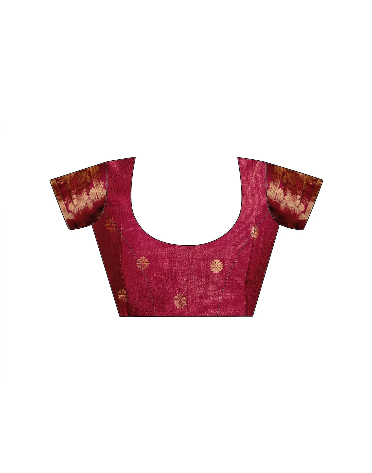 Dark Mustard Silk Woven Banarasi Saree - Image 15