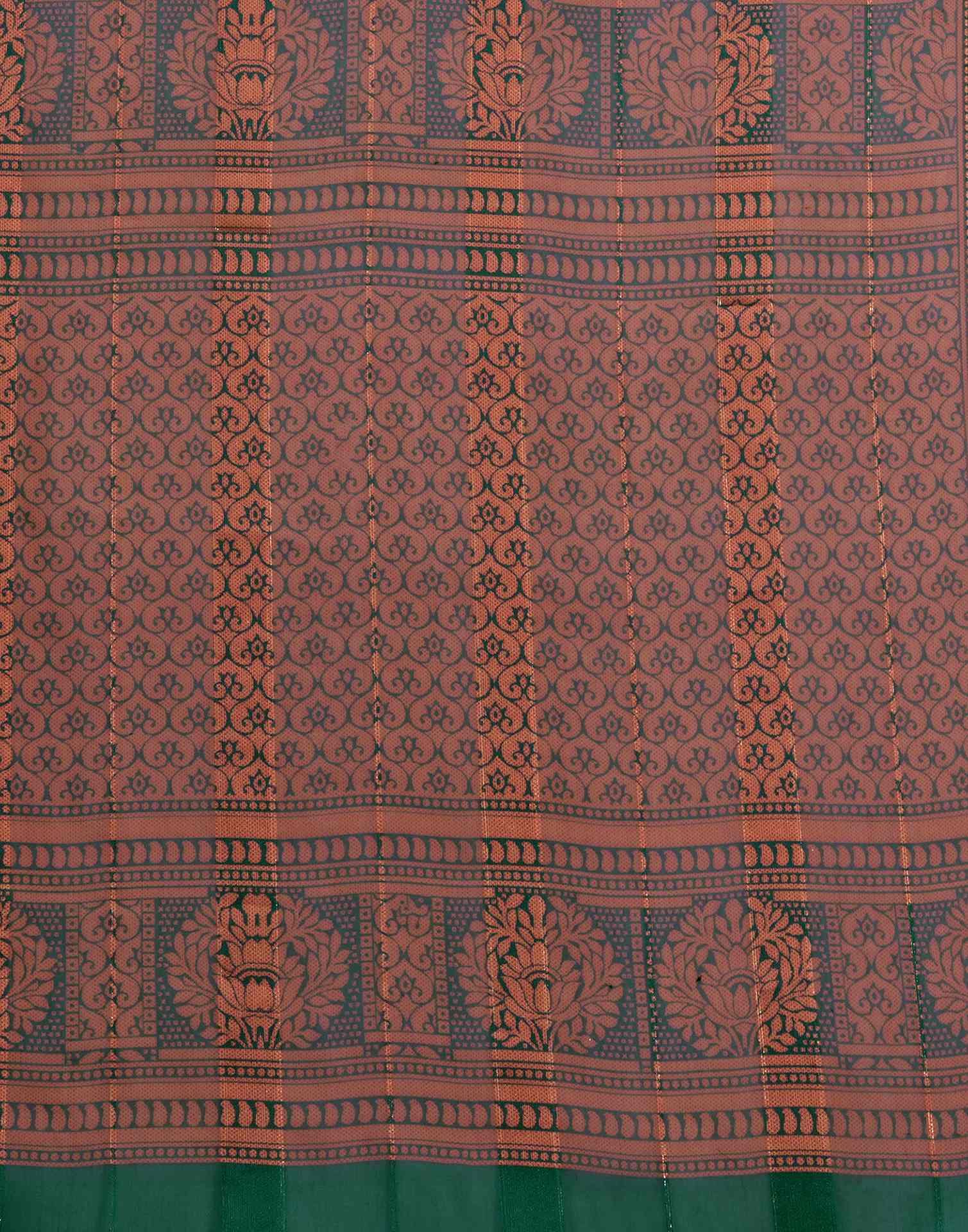 Dusty Purple Georgette Woven Printed Saree - Image 9