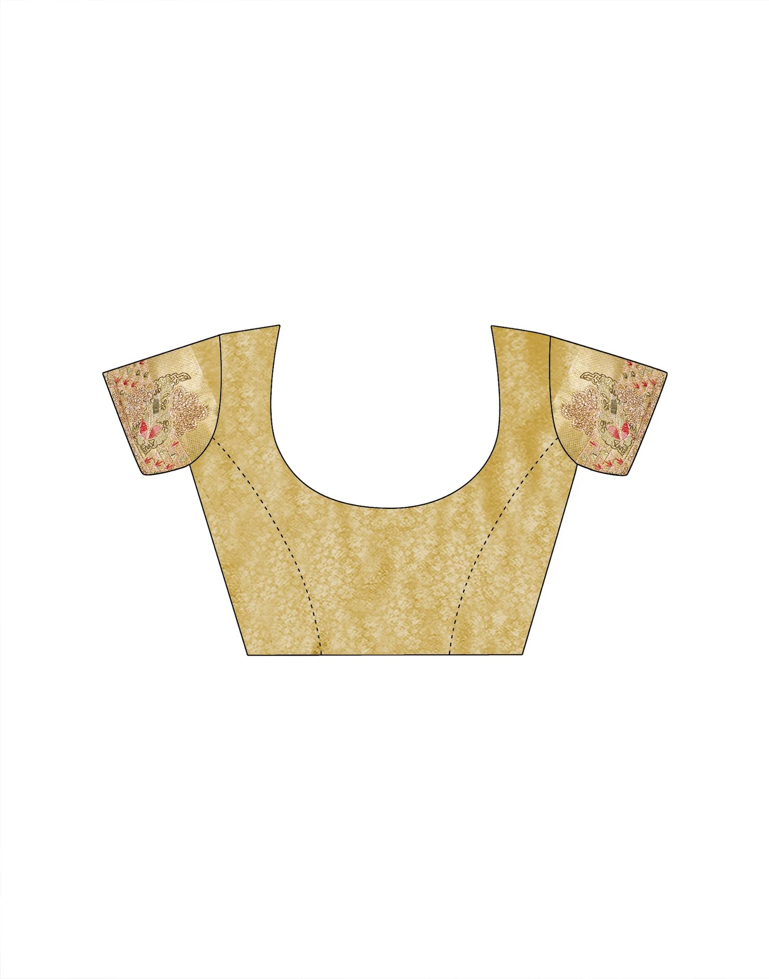 Lime Yellow Silk Woven Embroidery Stone Work Banarasi Saree - Image 14
