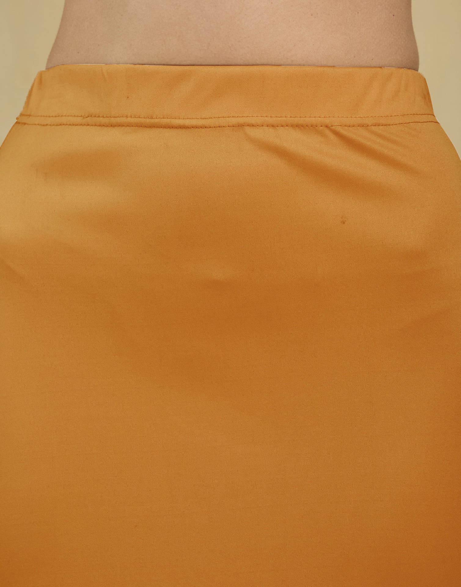Mustard Lycra Plain Elastic Waist Shapewear - Image 7