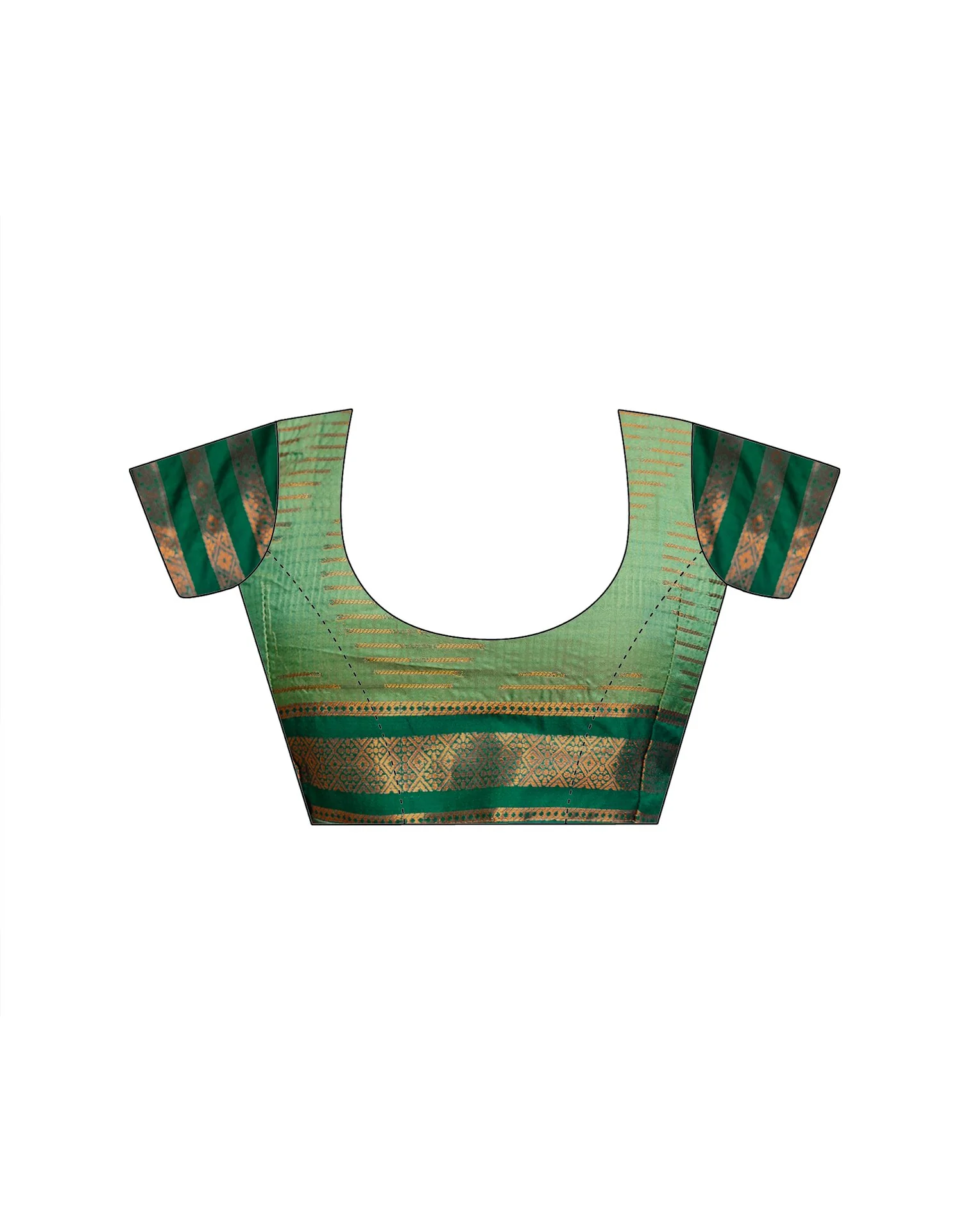 Mustard Yellow Silk Woven Kanjivaram Saree - Image 12