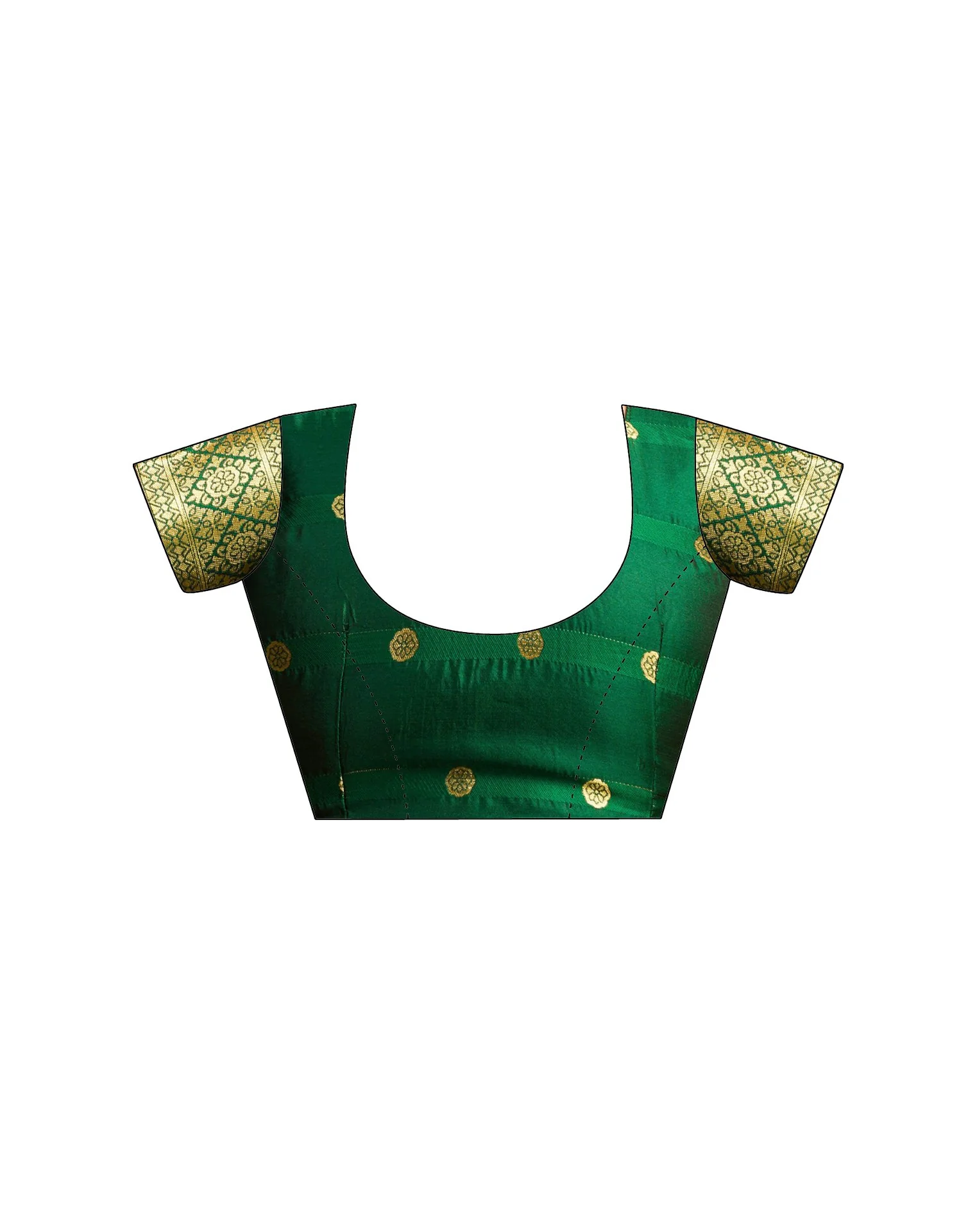 Mustard Yellow Silk Woven Patola Saree - Image 9