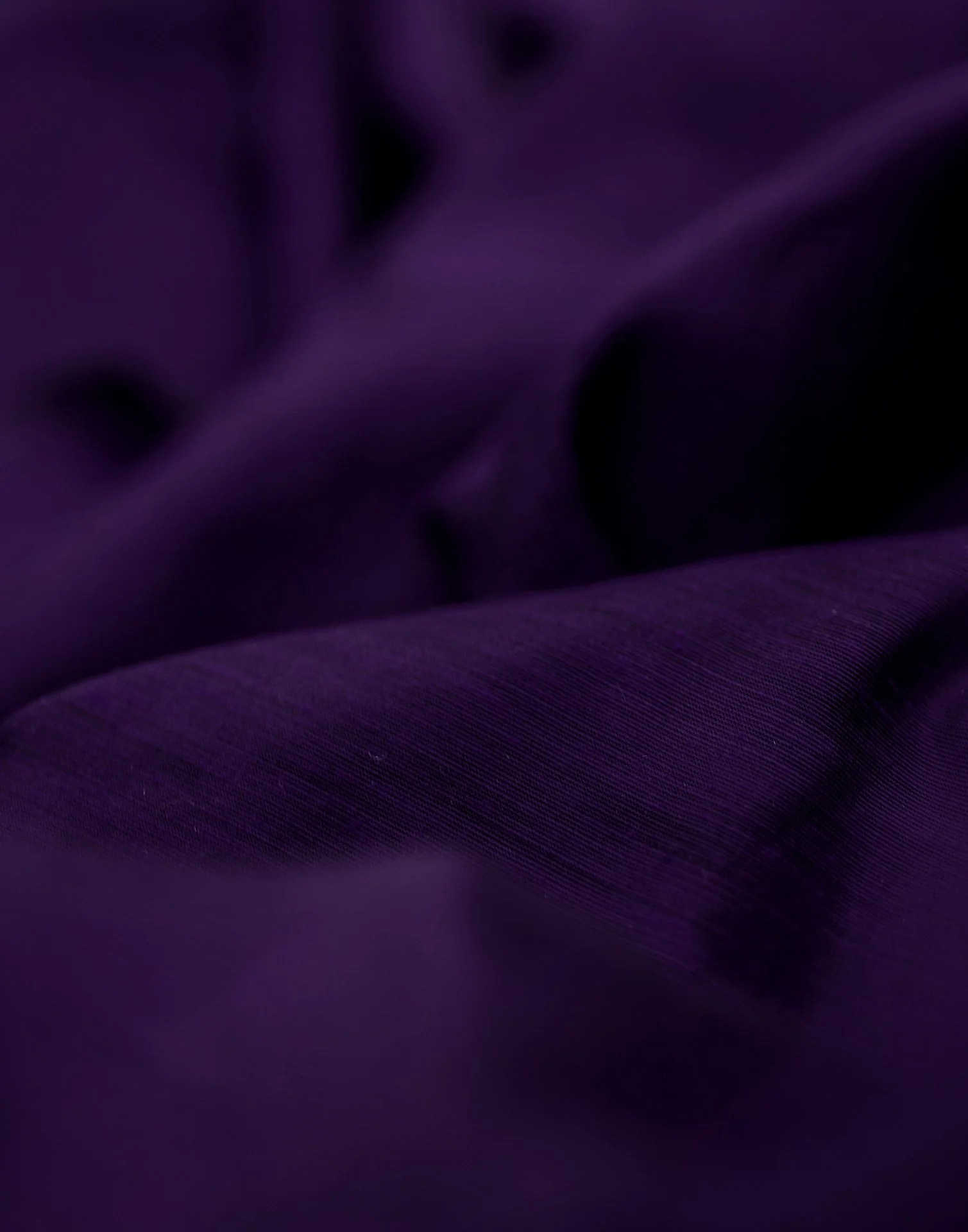 Purple Chanderi Cotton Tassels Plain Saree - Image 11