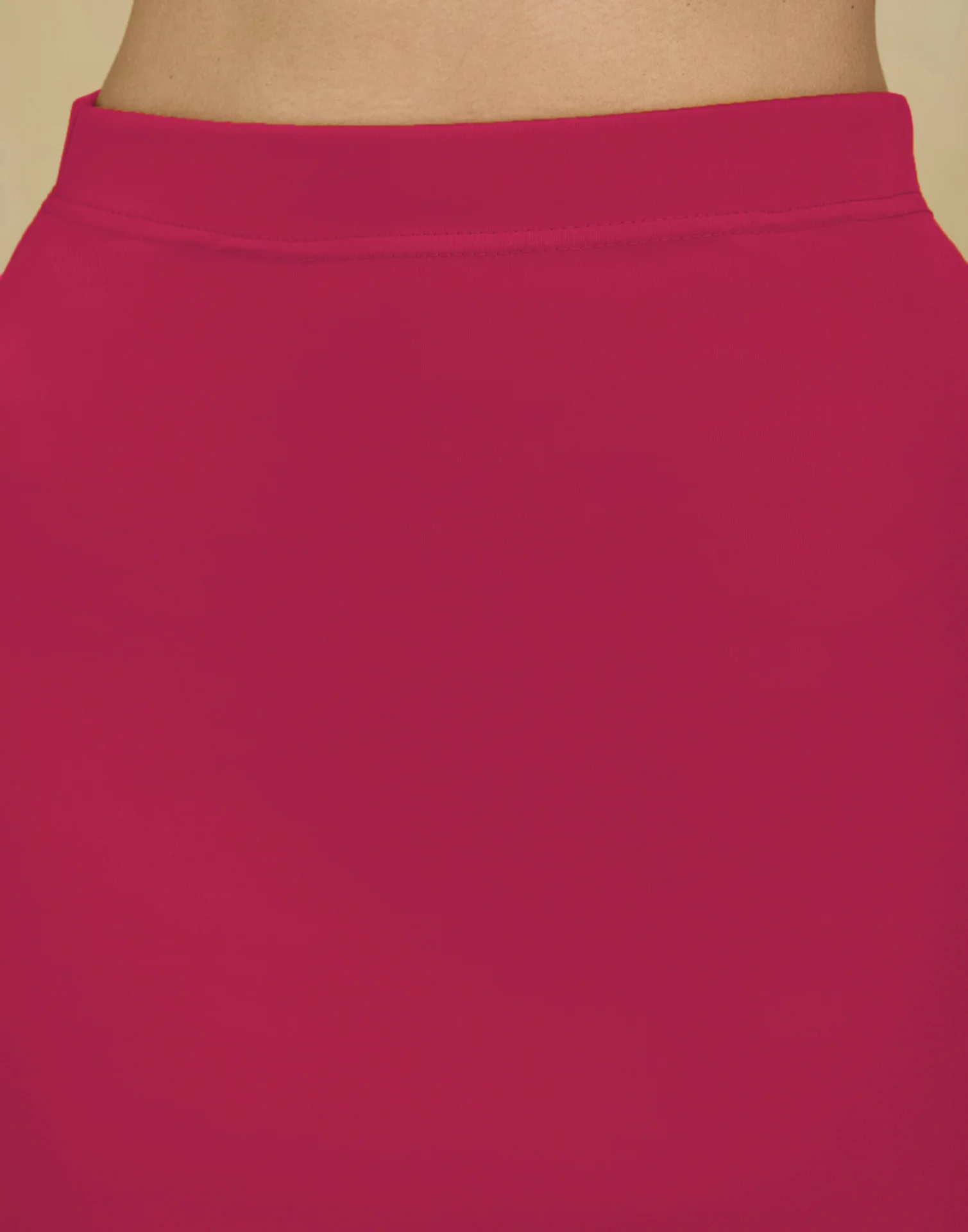 Rani Pink Lycra Plain Elastic Waist Shapewear - Image 7