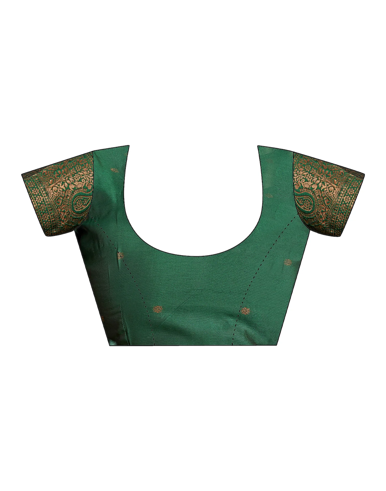 Turmeric Yellow Silk Woven Kanjivaram Saree - Image 8