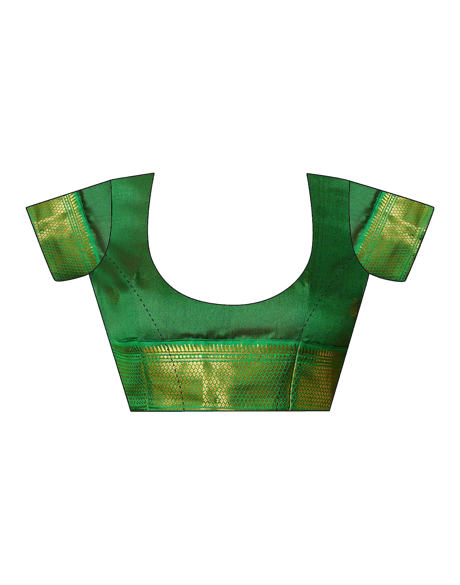 Wine Silk Woven Kanjivaram Saree - Image 8