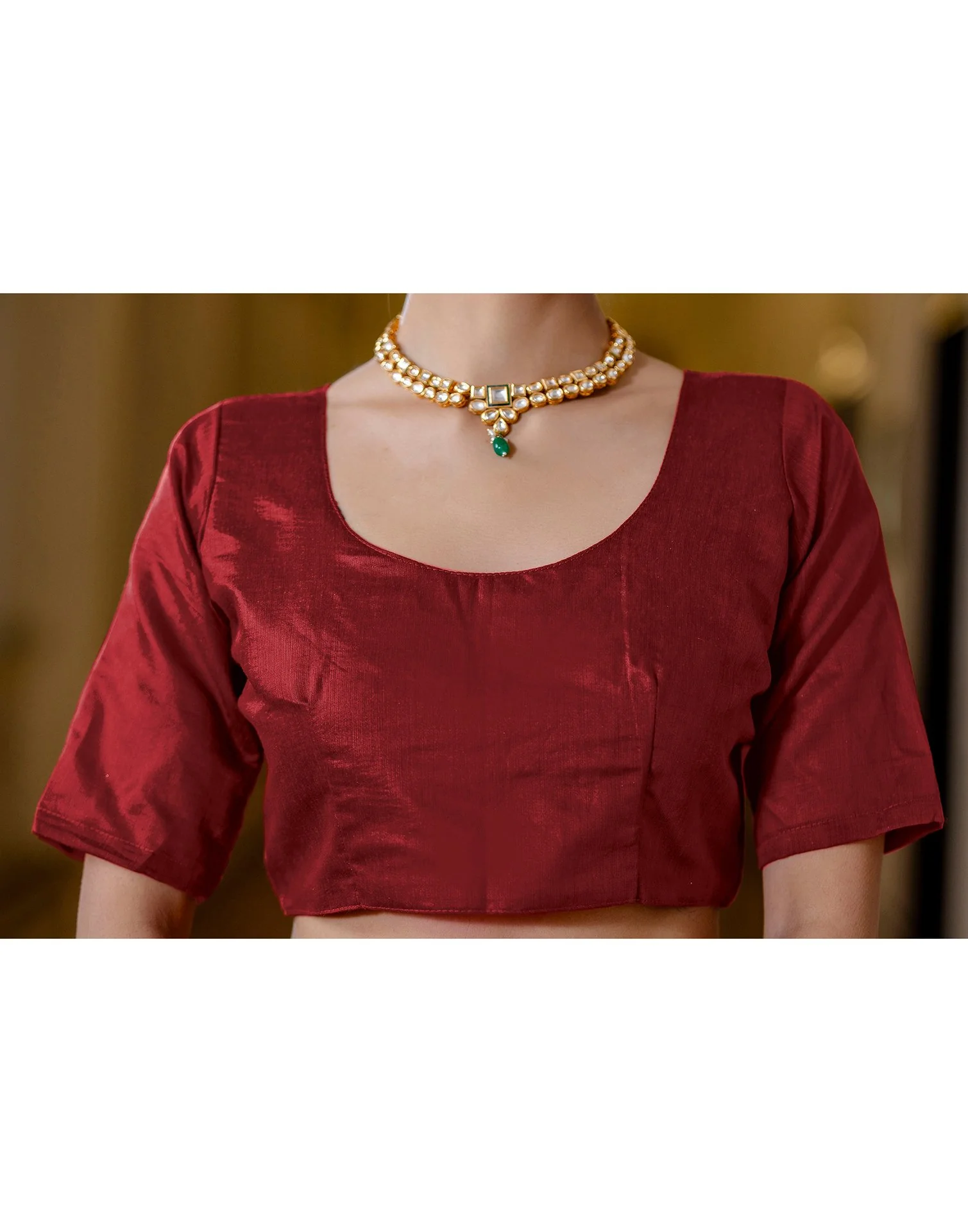 Yellow Chanderi Cotton Tassels Plain Saree - Image 12