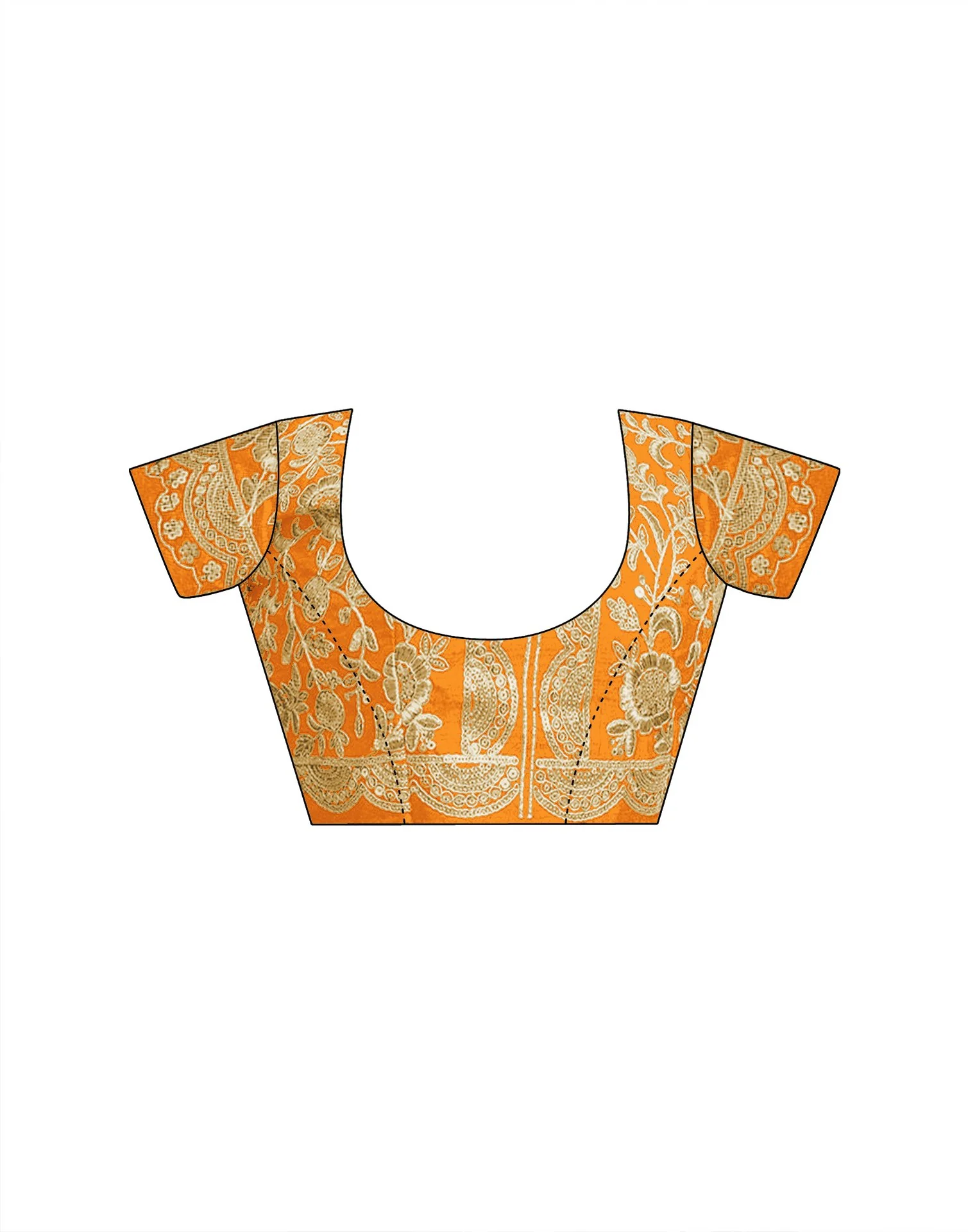 Yellow Georgette Bandhani Printed SareeĀ - Image 8